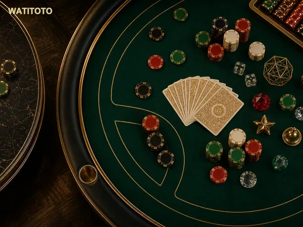 Tampilan meja permainan Jacks or Better watitoto untuk pengalaman video poker yang sederhana